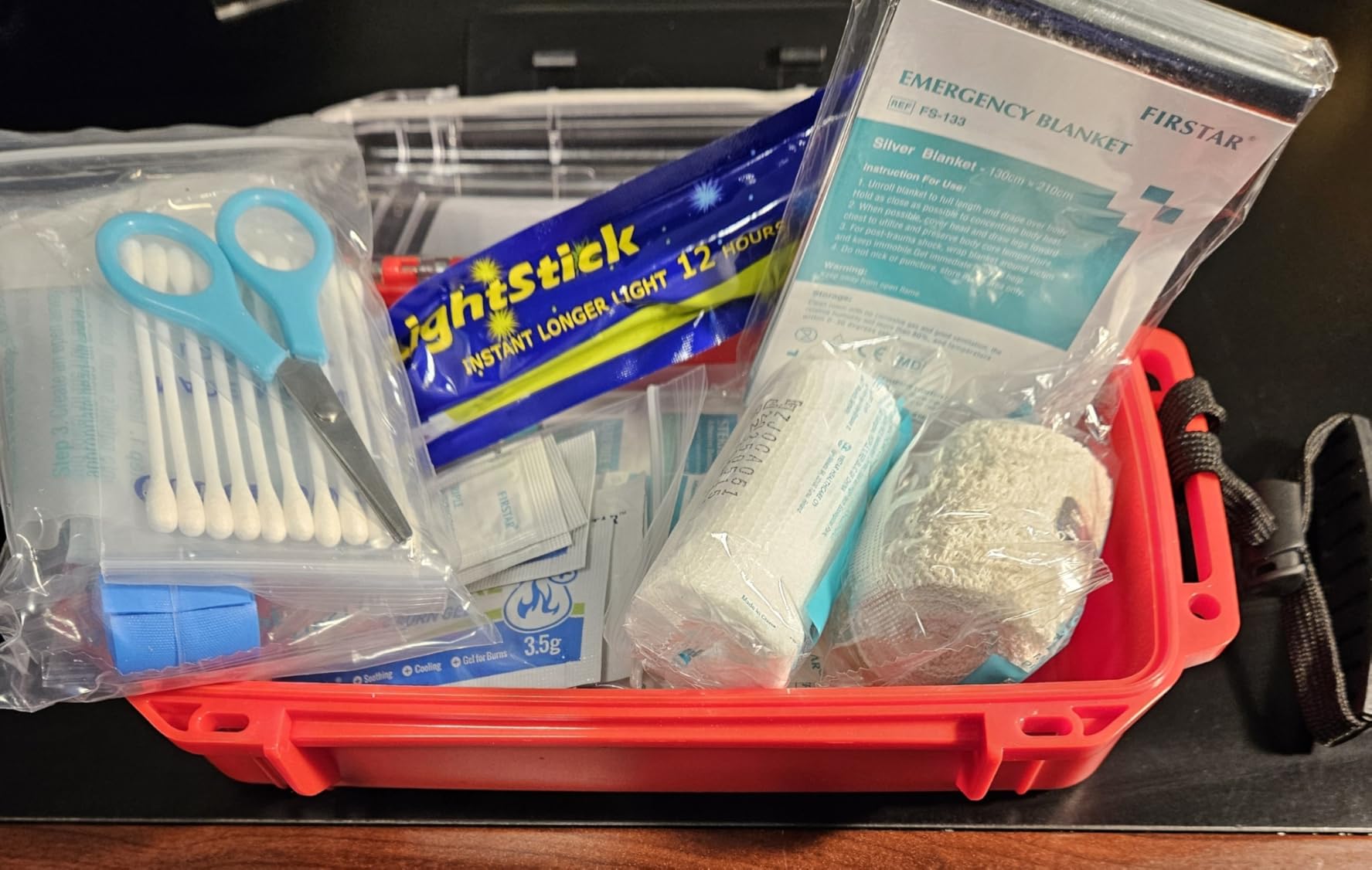 Marine Waterproof First Aid Kit for Boat, Kayak, Sailing & Beach - Floating Hard Case with Emergency Medical Supplies, Survival Gear & Safety Essentials customer photo 1