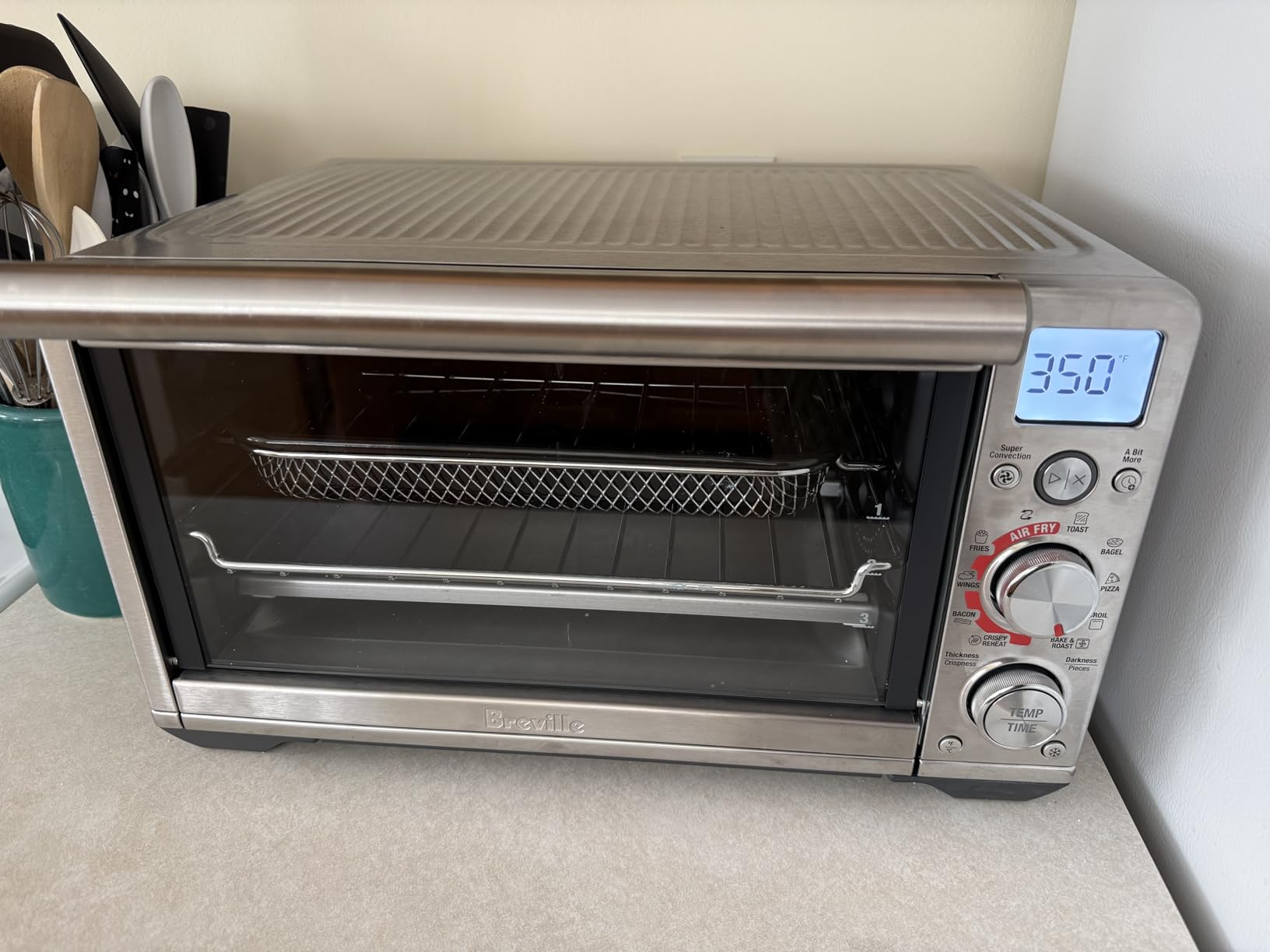 Smart Oven Air Fryer Compact, Brushed Stainless Steel customer photo 2