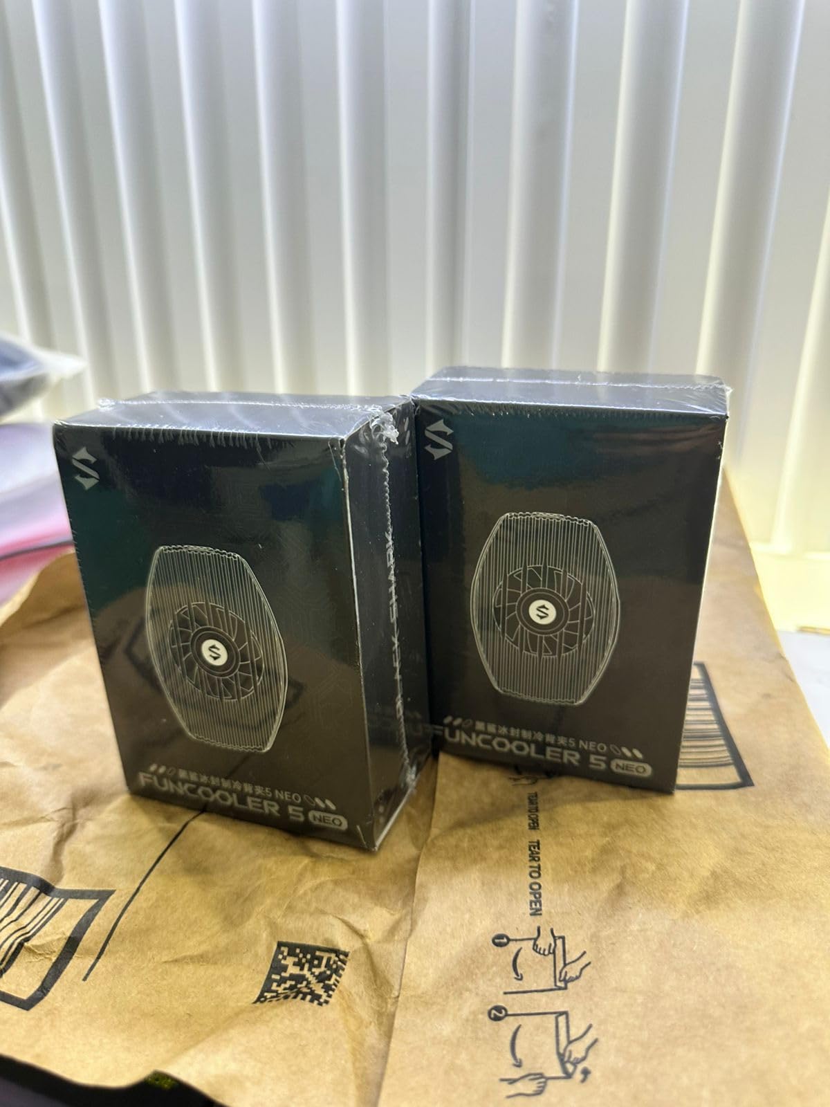 Black Shark FunCooler 5 Magnetic Cell Phone Cooler for Gaming, Portable Mobile Phone Cooling Fan with RGB Light, Cellphone Radiator for iPhone Magnetic Series/Android/Tablet/iPad (Black) customer photo 1