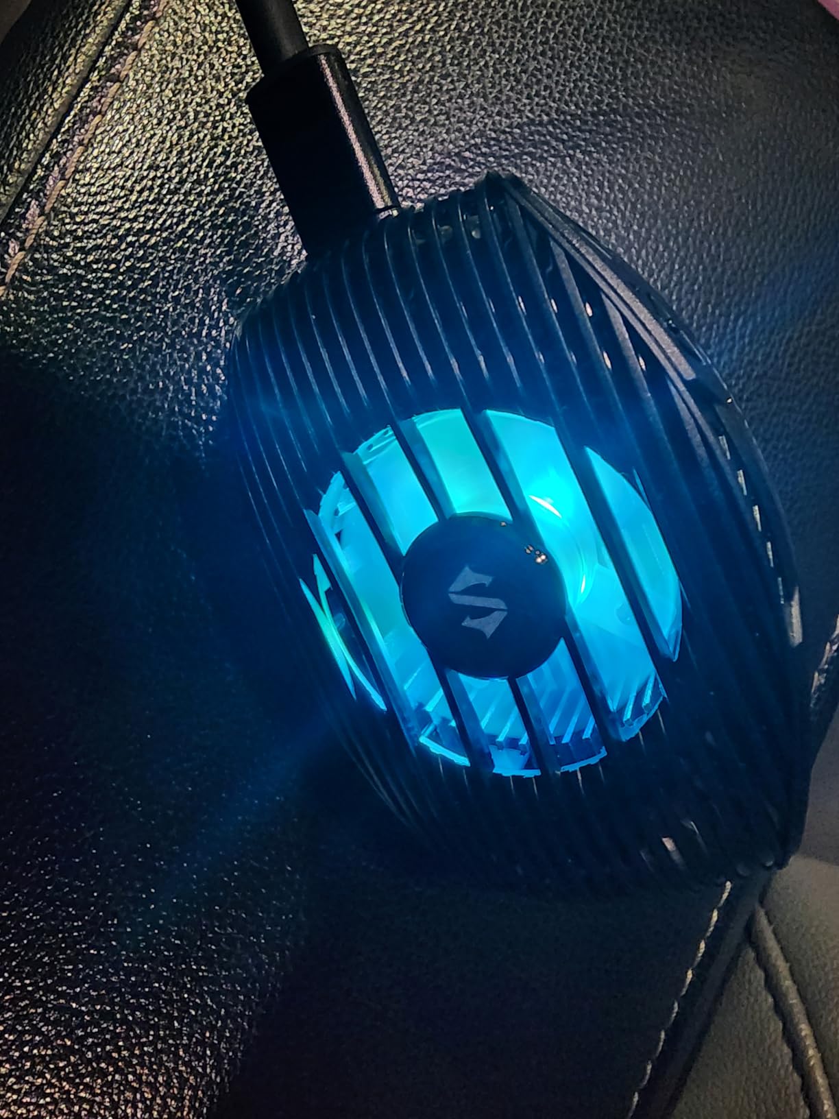 Black Shark FunCooler 5 Magnetic Cell Phone Cooler for Gaming, Portable Mobile Phone Cooling Fan with RGB Light, Cellphone Radiator for iPhone Magnetic Series/Android/Tablet/iPad (Black) customer photo 2