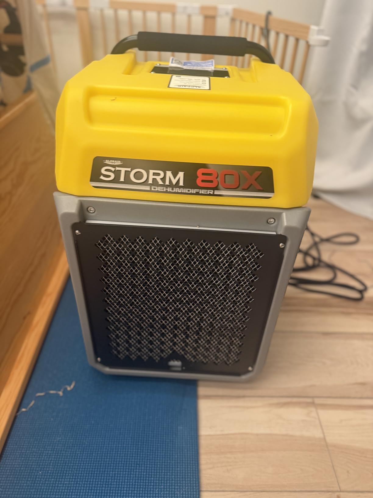 ALORAIR 180 PPD Commercial Dehumidifier with Pump, LGR Technology, Heavy-Duty for Water Damage Restoration, Flood Cleanup and Basements, 5-Year Warranty, Yellow, Storm Pro customer photo 1