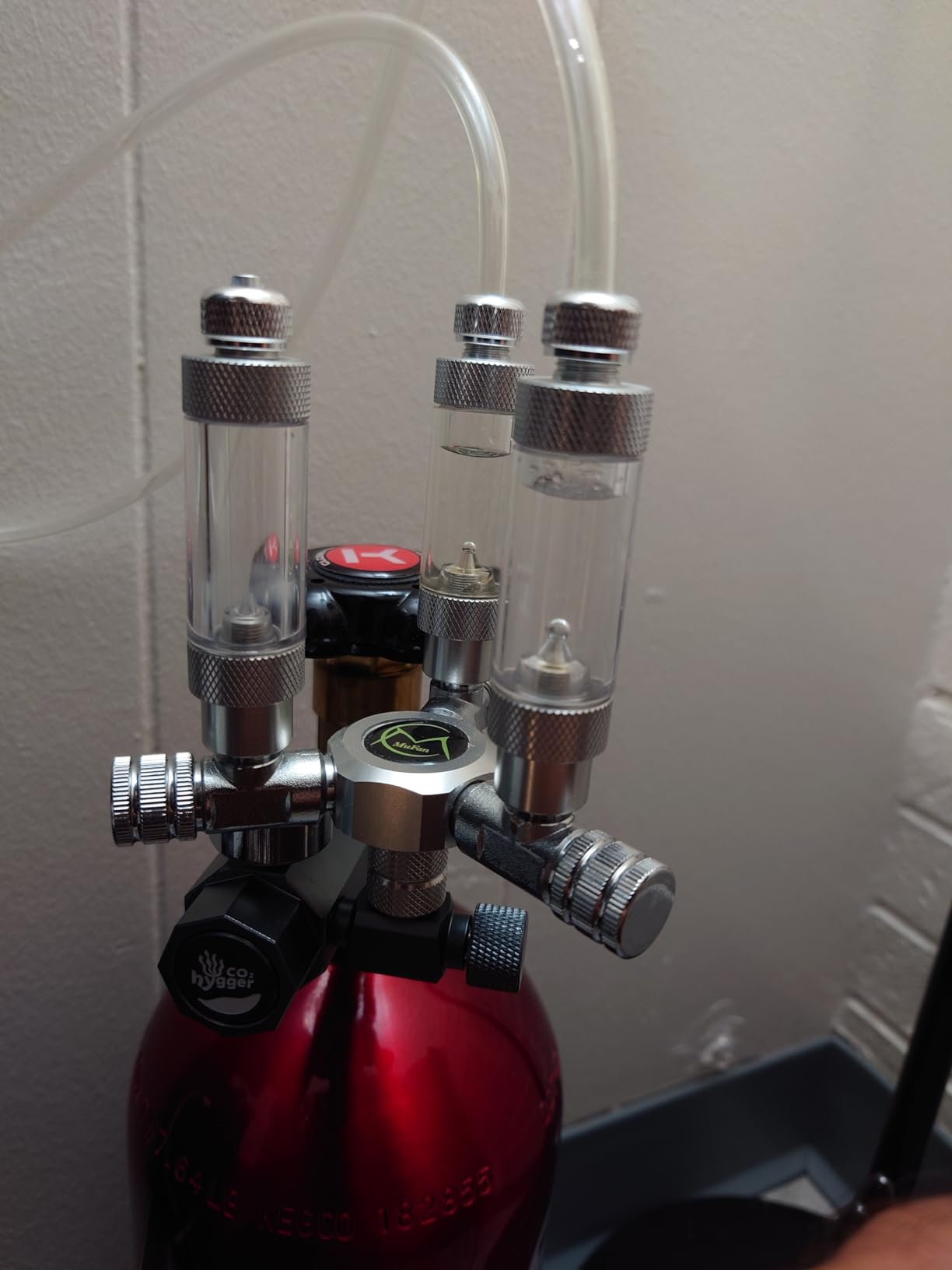 Aquarium Co2 Regulator, Mini CO₂ System with Upgraded DC Solenoid and Bubble Counter Check Valve, Detachable Design, for Building CO₂ System in Aquatic Plant Tank customer photo 2