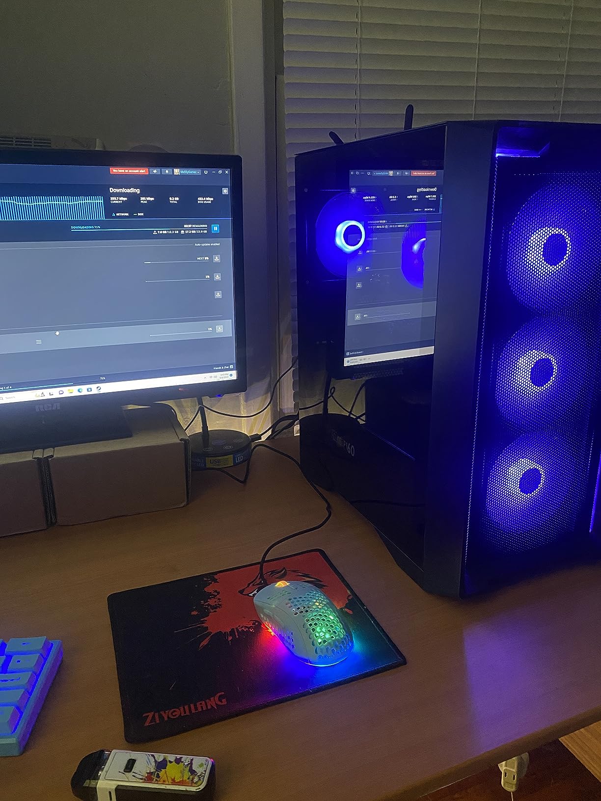 Skytech Gaming Archangel Desktop PC, Ryzen 5 5500 3.6 GHz (4.2GHz), NVIDIA RTX 3050 6GB, 1TB NVMe SSD, 16GB DDR4 RAM 3200, 650W Gold PSU, Wi-Fi, Win 11 customer photo 2