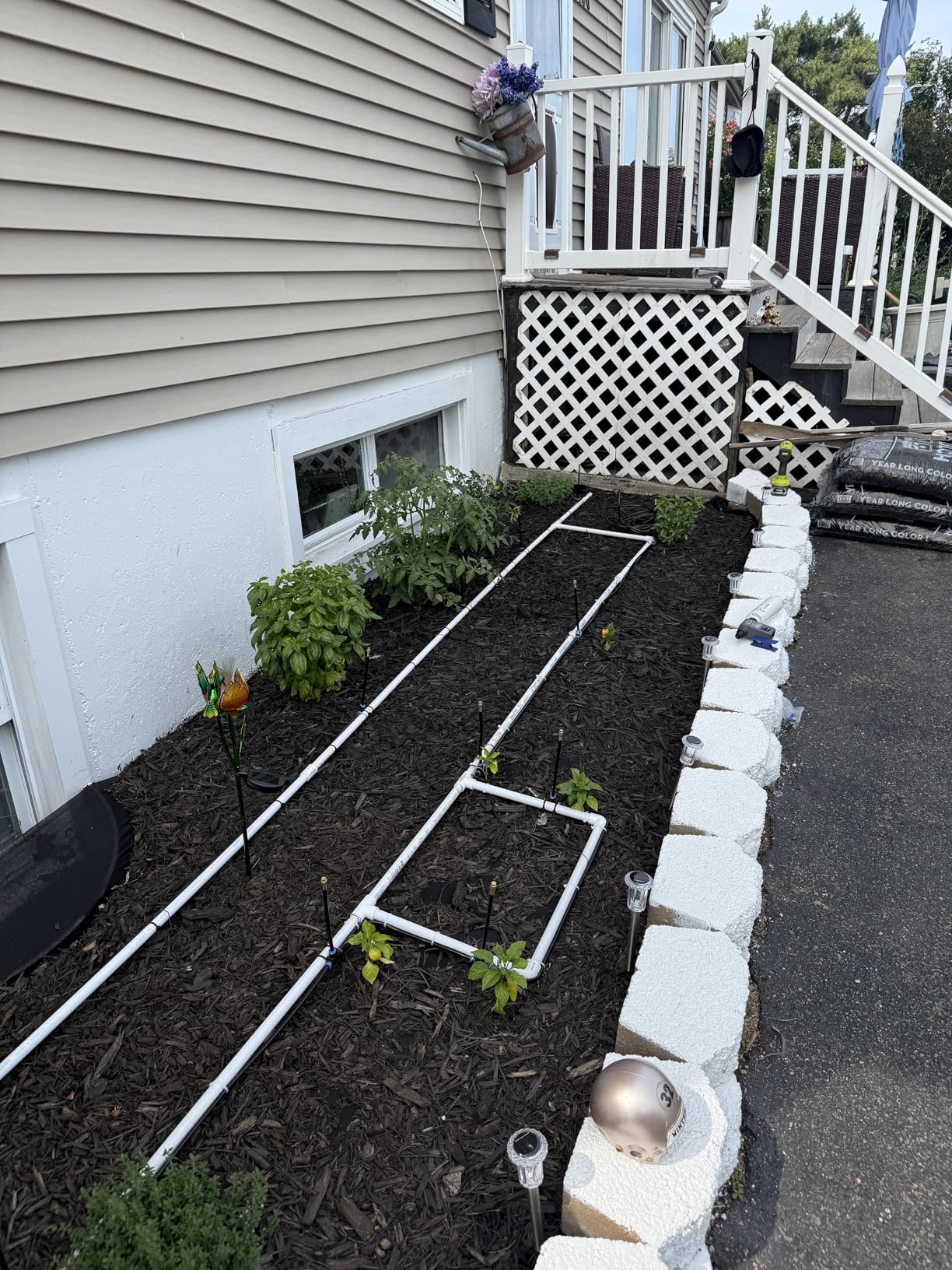 60Ft Drip Irrigation System with Smart Water Timer - Automatic Garden Watering Kit with Solid Brass Metal Connectors, 360° Adjustable Nozzles customer photo 1