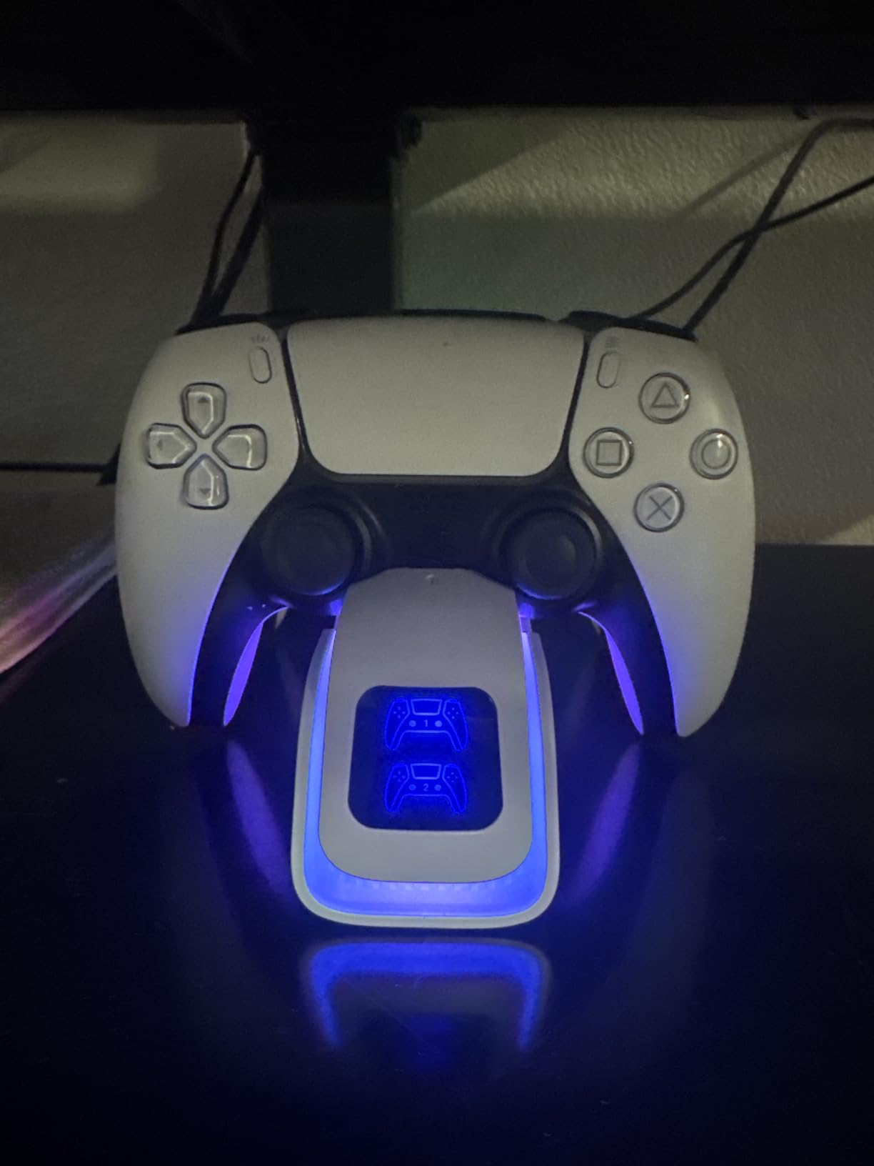 PS5 Controller Charger - Dual-Sensing Edge PS5 Charging Station with 6 LED and RGB Modes,Charging Dock is Suitable for/Slim/Pro Remote Control Accessories customer photo 1