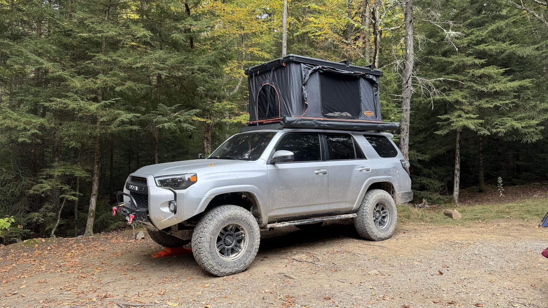 Rooftop Tent Hard Shell, Aluminum Pop Up 2-3 Person Roof Top Hardshell for Camping Truck Van Suitable for Jeep SUV Car customer photo 2