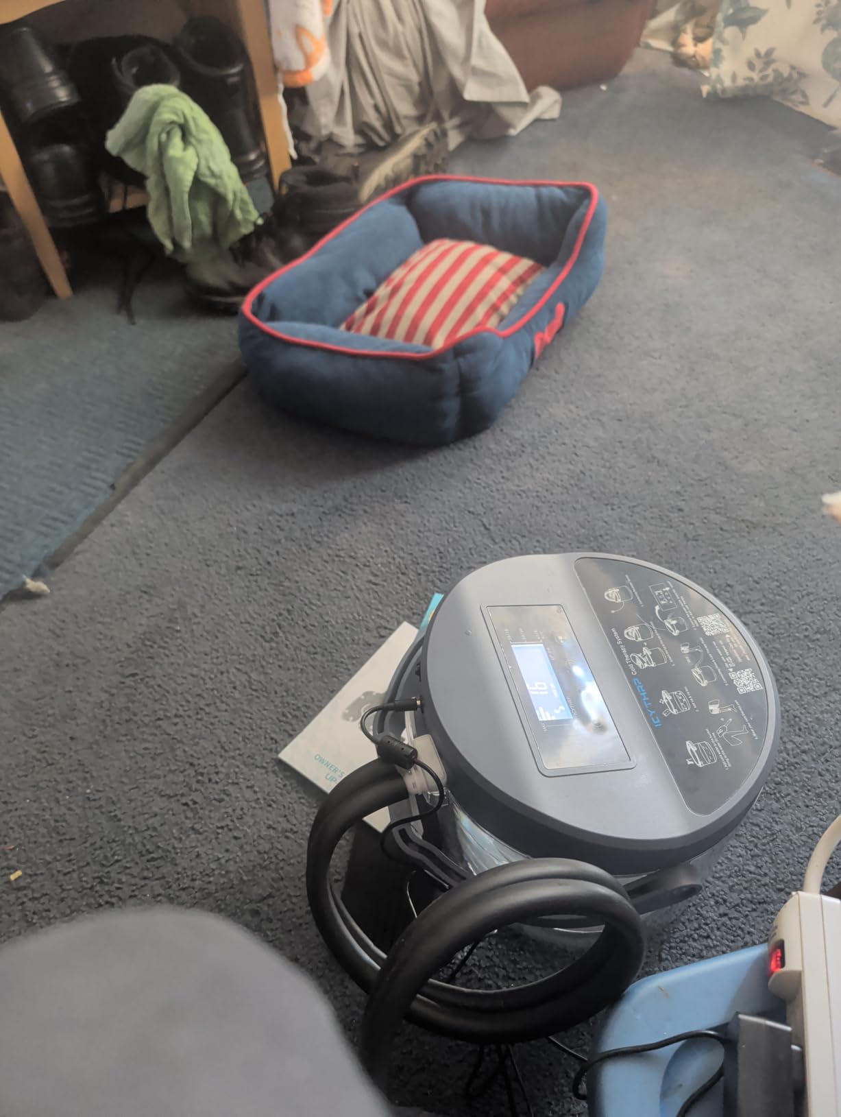 Cold Therapy Machine with Programmable Timer, Ice-Machine-for-Knee-After-Surgery, Knee Replacement Recovery Equipment, Cryotherapy Pain Relief w/Compression Pad for Shoulder, Ankle (Dark Grey) customer photo 2