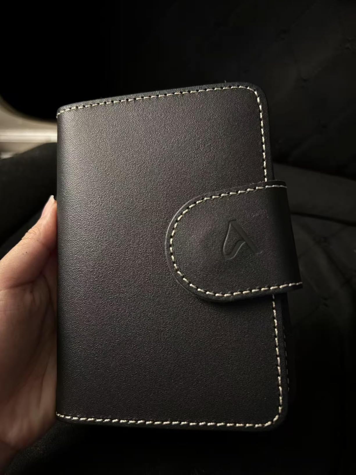 ALLIVE Passport Holder for Travel, Genuine Leather Passport Holder with AirTag Hidden Pocket, Rfid Blocking Passport Cover Travel Wallet for Women Men customer photo 1