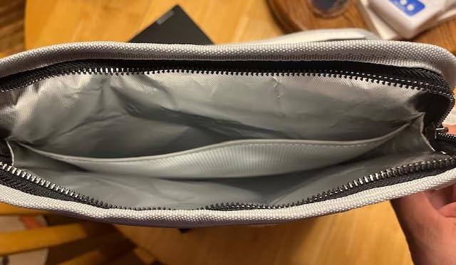 6400°F Fireproof Document Bag with Zipper, 15x 11 inch Waterproof Fireproof Money Bag with 2 Pockets, Safe Important Document Organizer for A4 A5 Legal Letter Size, Valuables, Legal Documents (Grey) customer photo 1