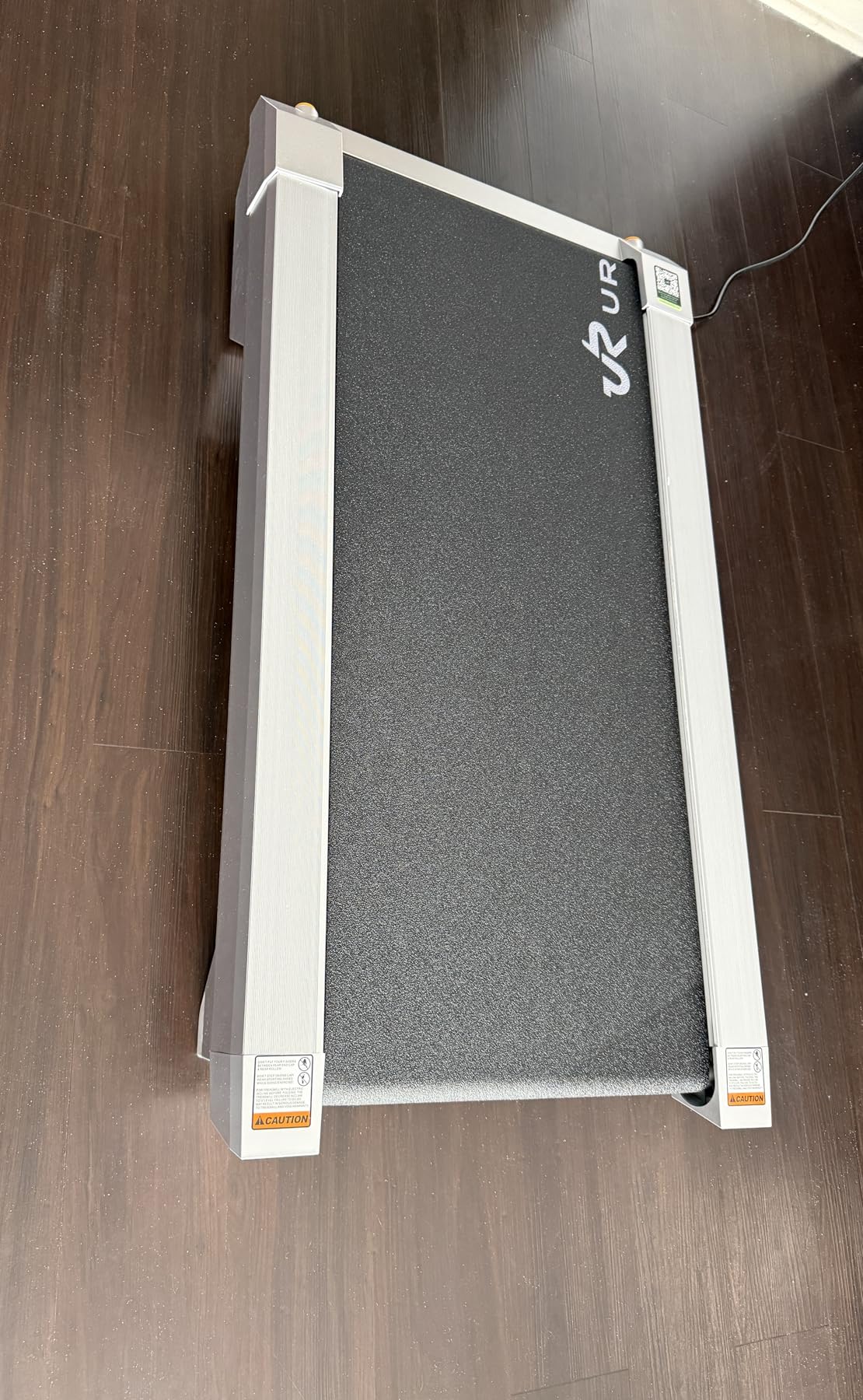 UREVO CyberPad Smart Walking Pad with 14% Auto Incline, Brushless Motorized Under Desk Treadmill for Home Office Fitness, Elegant Speed Lights, Spacious Surface, Digital Controller, AI-Powered App customer photo 1