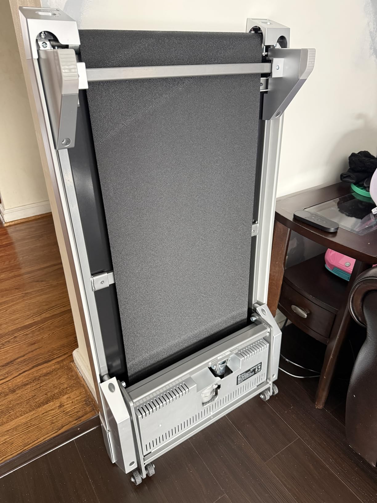 UREVO CyberPad Smart Walking Pad with 14% Auto Incline, Brushless Motorized Under Desk Treadmill for Home Office Fitness, Elegant Speed Lights, Spacious Surface, Digital Controller, AI-Powered App customer photo 2