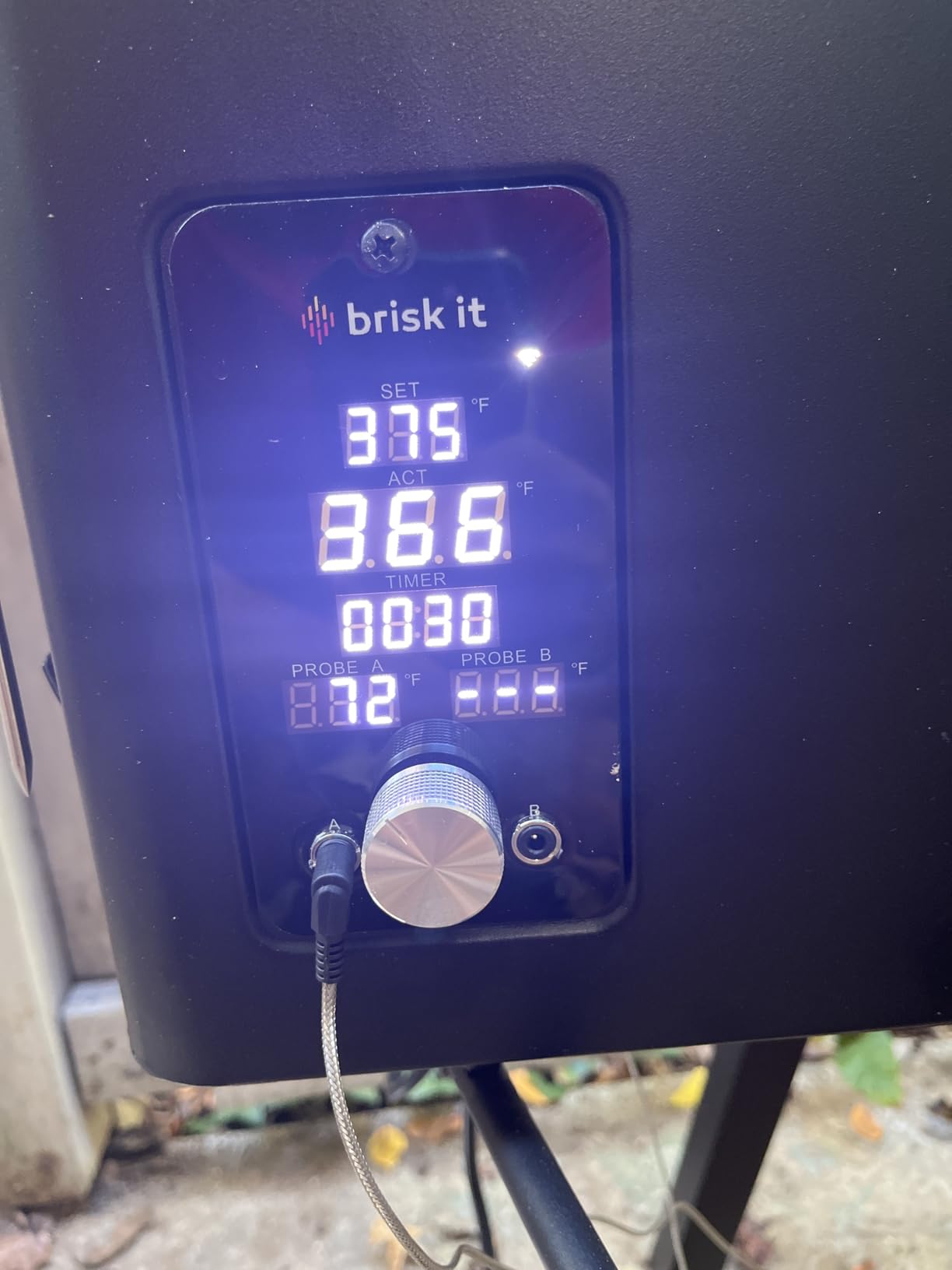 Brisk It Zelos-450 Electric Wood Pellet Grill & Smoker - Smart A.I. BBQ with WiFi, 450 Sq In Cooking Area, 7-in-1 Outdoor Pellet Grill, PID Temp Control up to 500°F, Meat Probe customer photo 2