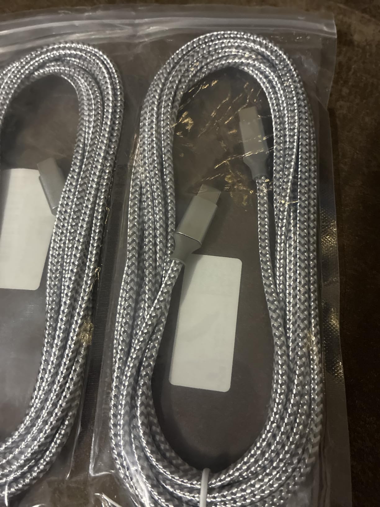 KYEHD USB C Cable，3 Pack 10FT 60W Fast Charging USB C to USB C Cable, Durable Type C Charger Cable for iPhone 17/16/15/iPad MacBook CarPlay and More-Grey White customer photo 2