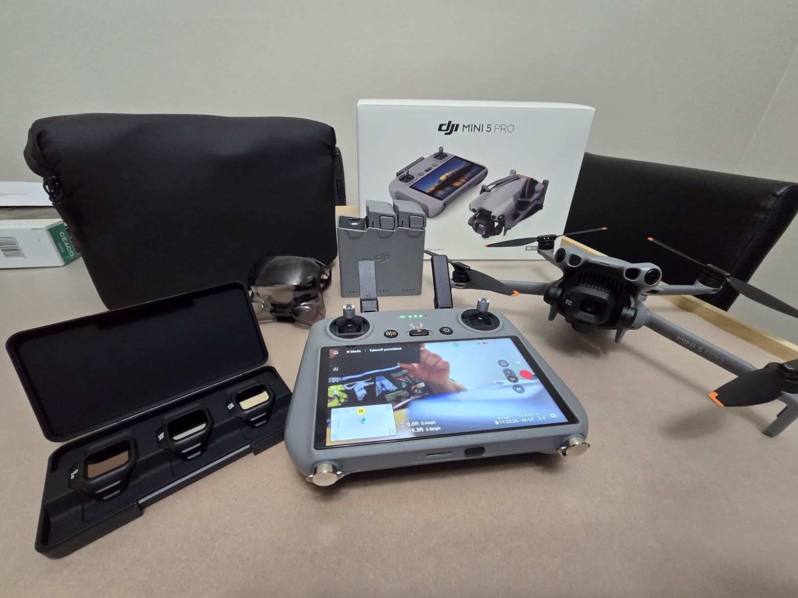 DJI Mini 5 Pro Fly More Combo Plus with DJI RC 2, Drone with Camera, 1-Inch CMOS, 4K Drone for Beginners, Obstacle Sensing, ActiveTrack 360, 225deg Gimbal Rotation, Extended Battery Life customer photo 2