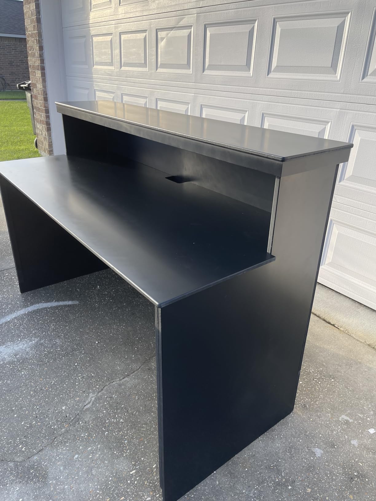 GoBar Elite Portable Bar Table for Events - Foldable Commercial Grade Wood - Pop up Mobile Bartending Station - White or Black customer photo 2