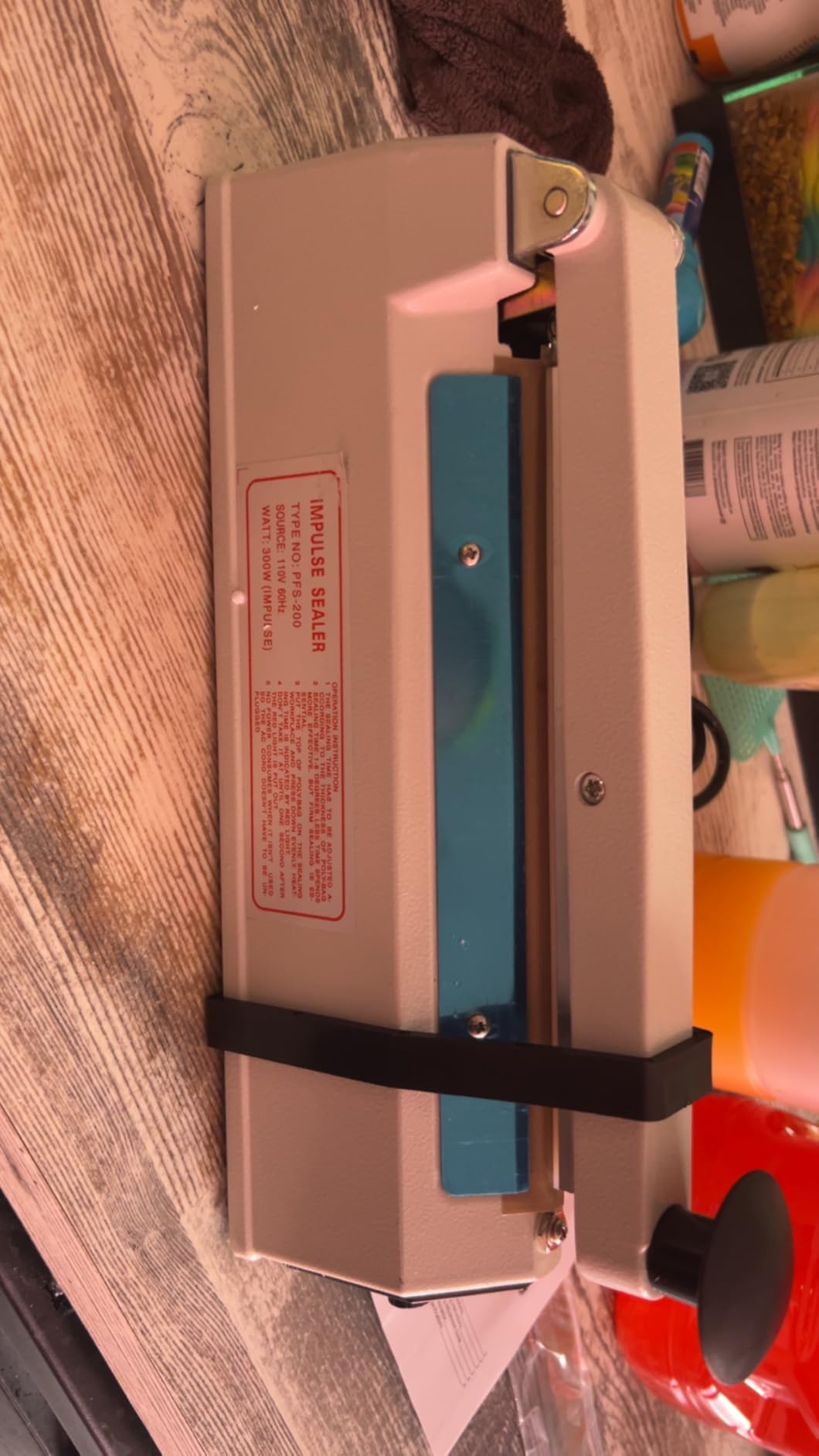 Commercial Impulse Sealer 20 Inch - Industrial-Grade Heat Sealer with 3mm Wide Seal Strip, Reinforced Aluminum Body - Designed for Bulk Sealing & Packaging Lines customer photo 1