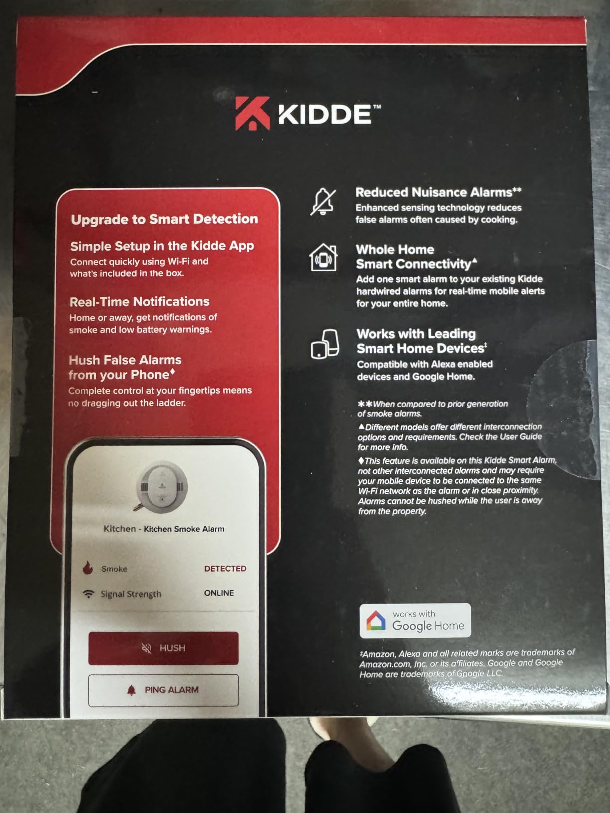 Kidde Hardwired Kidde App Enabled Smart Smoke Detector with AA Backup Battery, Interconnected Alarm customer photo 1