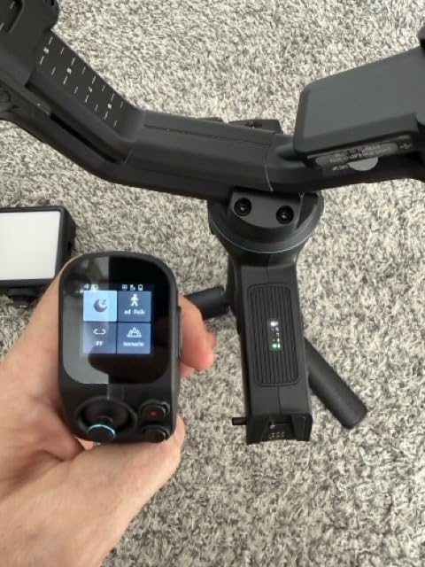 FeiyuTech SCORP 3 KIT Gimbal Stabilizer for DSLR and Mirrorless Camera,Built-in AI Tracking,Detachable Handle,3-Axis Gimbal for Sony/Canon/Nikon/Fujifilm, Max 7.721lbs,Touch Screen with Case customer photo 2