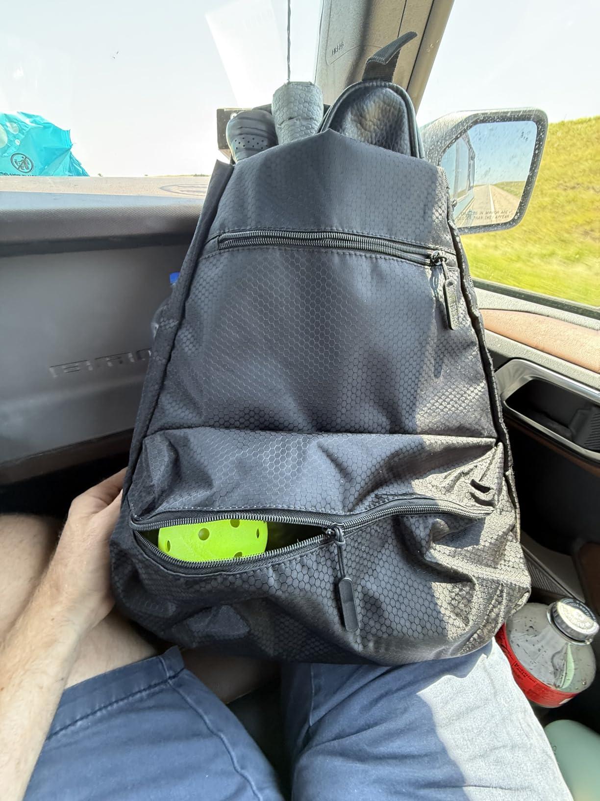 Tennis Backpack for Rackets, Waterproof Tennis Bag with Shoe Compartment, Wet/Dry Pocket, Fence Hook, for Tennis, Pickleball, Badminton customer photo 1