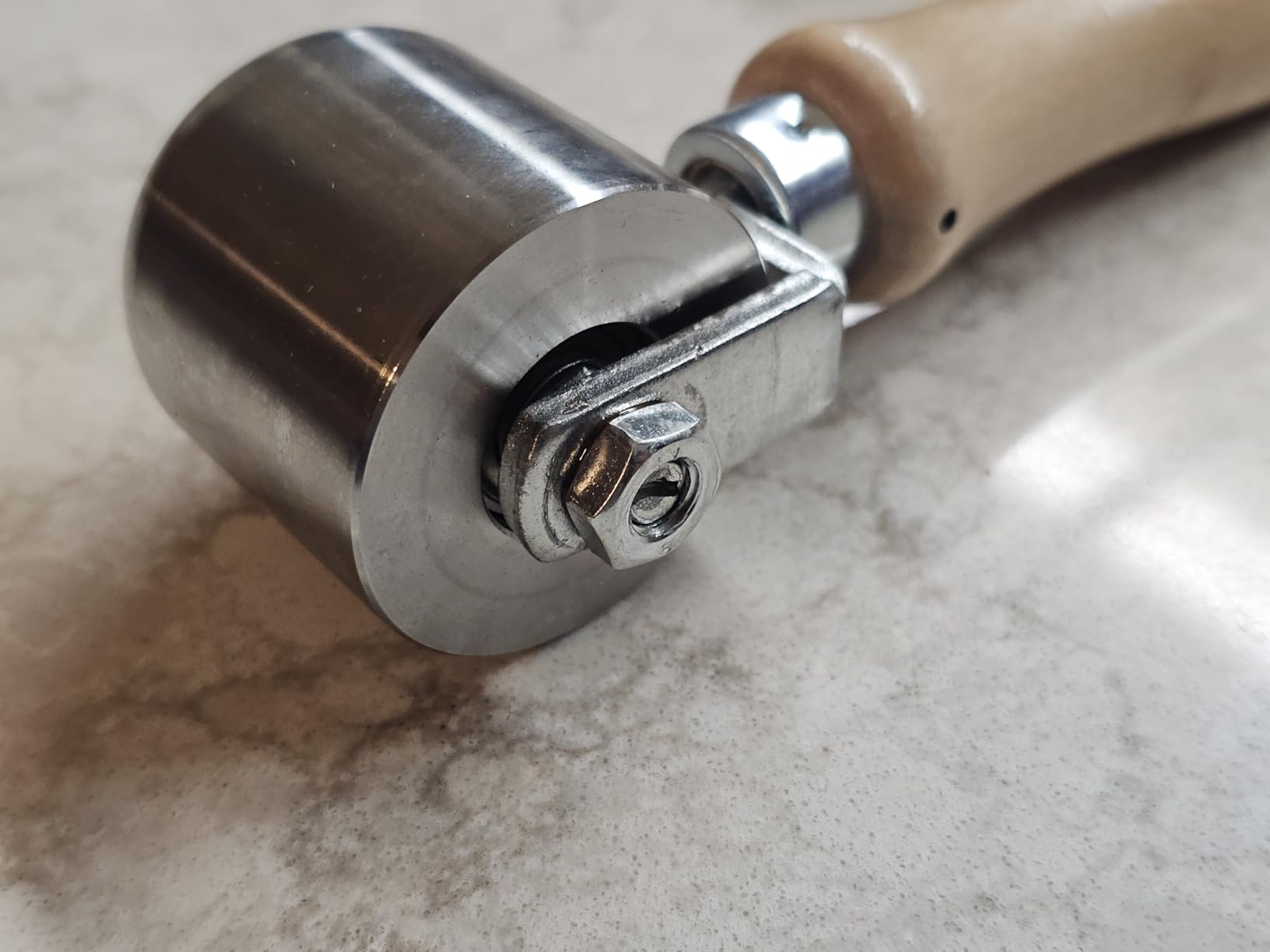 Steel Seam Roller for PVC TPO EPDM Roofing Vinyl Decking 2inch Professional Heavy Steel Heavy Application Rolling Wheel Roller customer photo 1