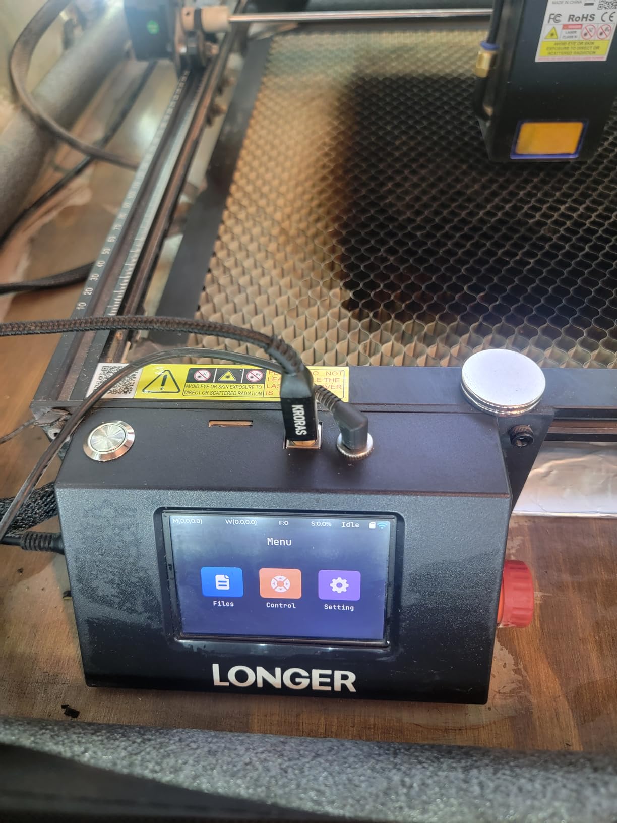 Longer RAY5 New Upgrade Laser Engraver, Laser Cutter 40W Output Power, Engraving Speed Up to 24,000 mm/min, 3.5