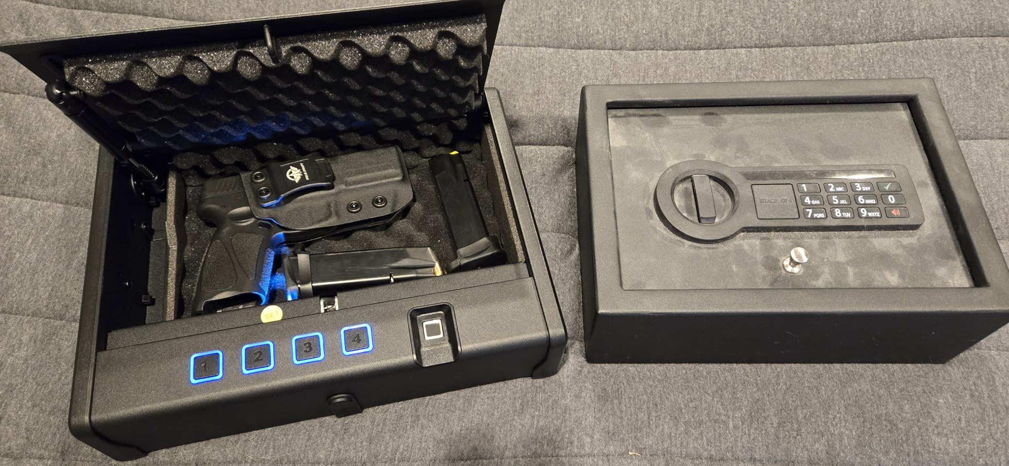 XPEDITION 24 Gun Fireproof Safe for Rifles and Pistols,Gun Cabinet with Keypad/Key Access, Fire and Water Safe with Combination Lock,Gun Safes for Rifles and Shotguns Includes Power Strip customer photo 2