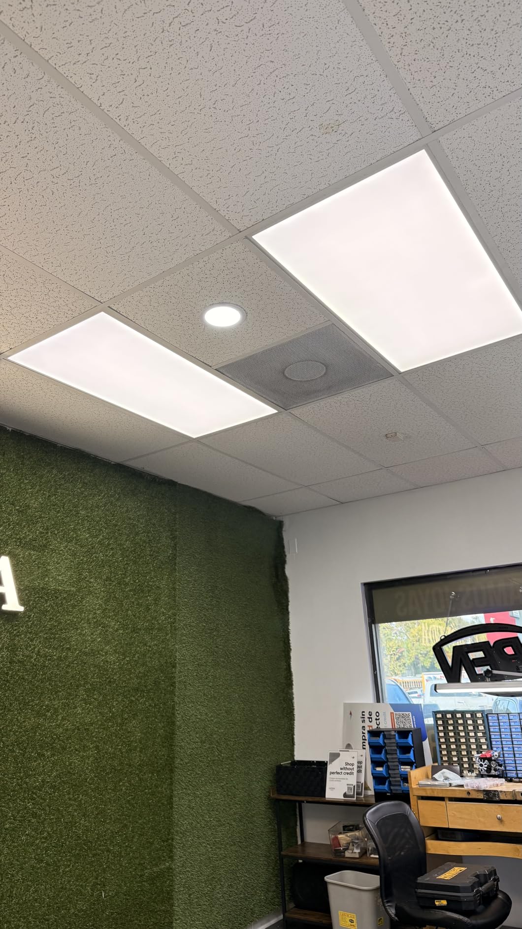 LED 2x4 Flat Panel Light, Drop Ceiling Lights Fixture, Selectable Features, 30W/40W/50W/60W/72W, 3000K/3500K/4000K/5000K/6500K, Dimmable (0-10V), for Office Kitchen, ETL Listed (2x4FT-2Pack) customer photo 2