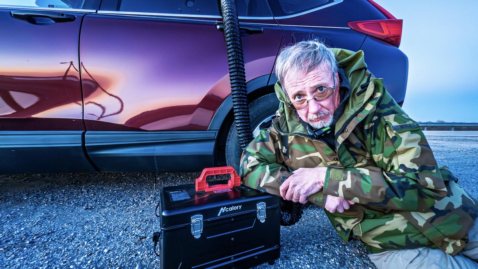 8KW Diesel Heater, 5L Toolbox Compact 2S Portable Diesel Air Heater 110V/12/24V All in One Fast Heating with App Control, Altitude Mode and no tick for RV Garage Camper 2025 Upgraded customer photo 1