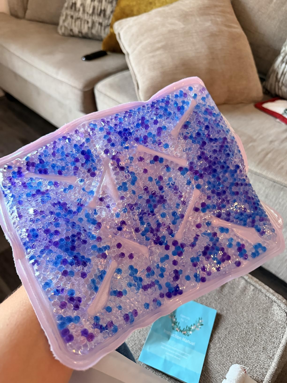 Knee Ice Pack Wrap for Pain Relief Reusable Gel Ice Wrap for Leg Injuries Swelling Knee Replacement Post-Surgery Recovery Adjustable Cold Compression Therapy Wrap for Arthritis Meniscus Tear and ACL customer photo 1