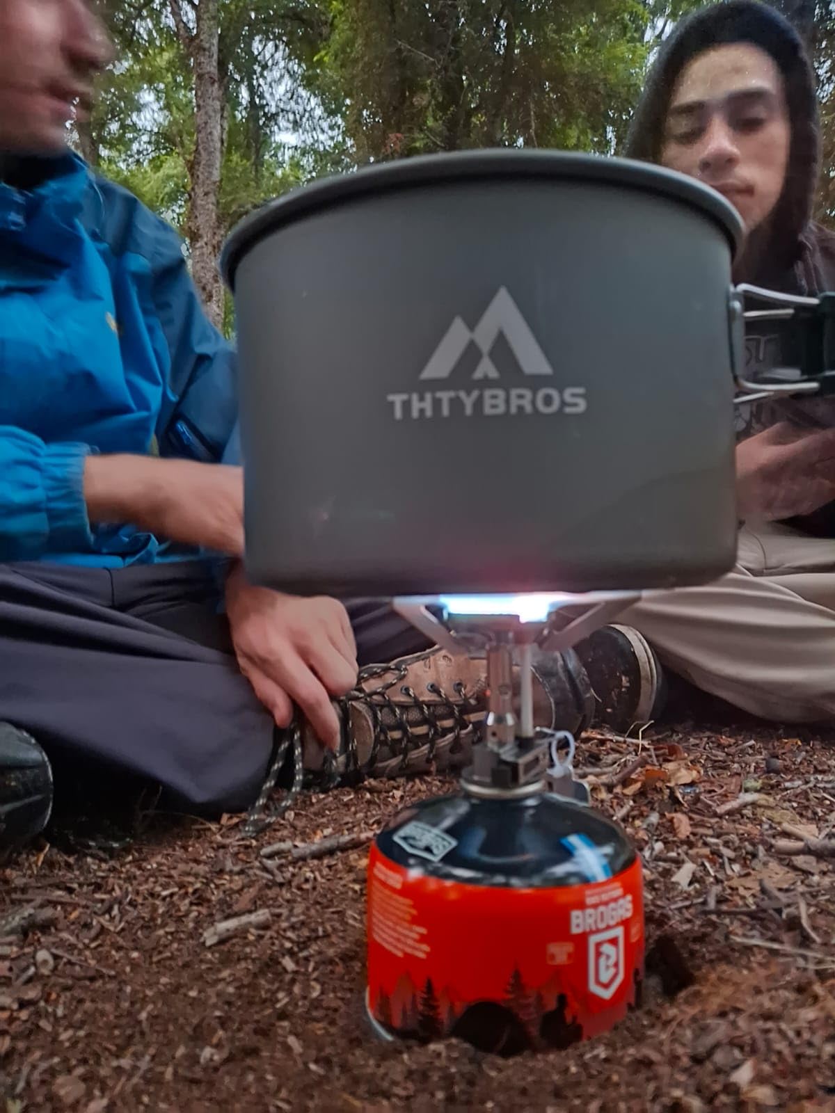 27pcs Camping Cookware Mess Kit for 2-4 People, Portable Cookware Set with Kettle, Pots & Pans, Stainless Steel Utensils, Plates, Dishware for Backpacking, Picnic, Outdoor Adventures customer photo 2