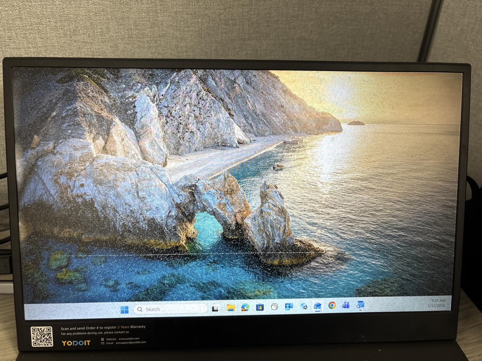 Yodoit Portable Monitor for Laptop, 15.6