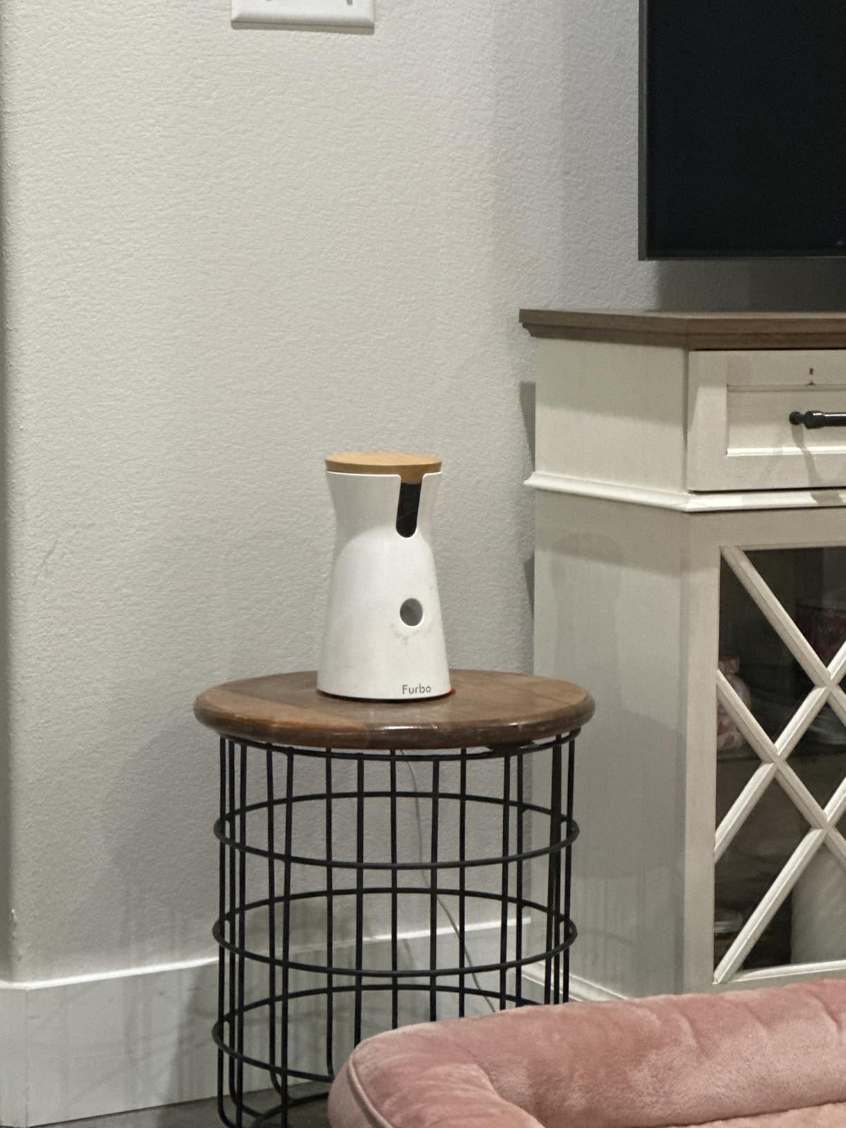 Furbo Mini 360° [New] 2K QHD Pet Camera: Dog & Cat Rotating Treat Dispenser w/Phone App, Smart Indoor Cam with 2-Way Speaker & Night Vision. No Subscription Needed. Standard See, Talk, & Toss Features customer photo 2