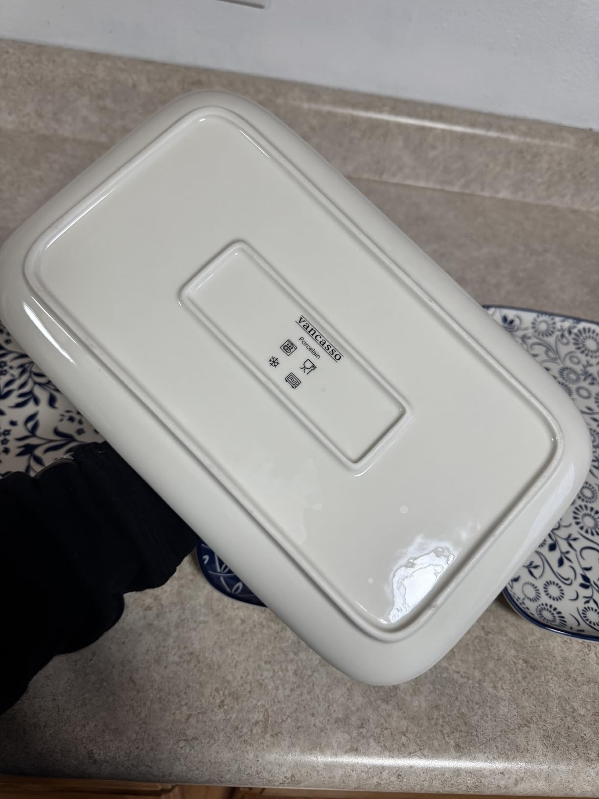 vancasso Porcelain Serving Trays for Party, Serving Platters Set of 3, Serving Dishes for Entertaining, Ceramic Party Trays and Platters, 16/14/12 Inch, Series SELENE customer photo 2