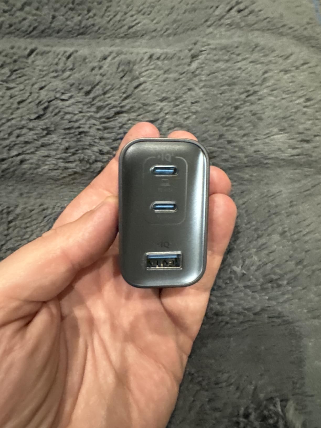 Anker Nano Charger, Ultra-Fast 70W Output 3-Port USB C Charger Block, Fast Charging, Compact and Stylish, for iPhone 17/16 Series, MacBook, iPad, Pixel, Galaxy, and More(Black, Cable Included) customer photo 2