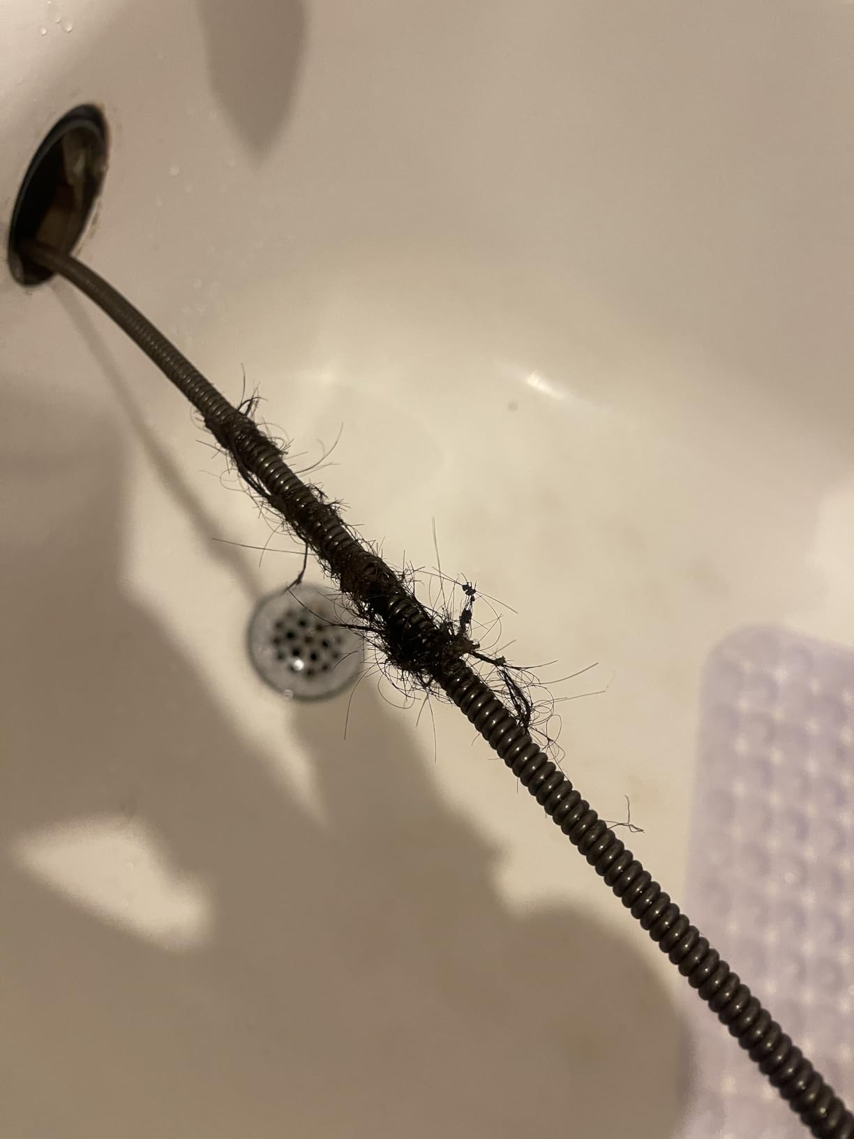 POPULO 17FT Auto Feed Drain Snake, Upgraded Toliet Auger, Plumbing Hair Drain Clog Remover with Extension Tube for Toliet, Shower, Bathtub, Kitchen, Sink，2025 PMDA-G2 customer photo 1