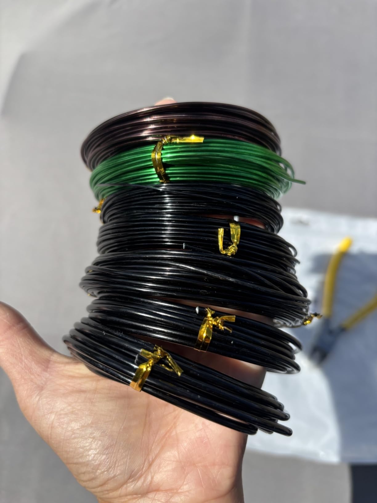189FT Easy to Bend Bonsai Wire, Aluminum Bonsai Tree Wire in 5 size -1mm,1.5mm,2mm,2.5mm,3mm with Cutter set for Training Thin or Thick Branches customer photo 2