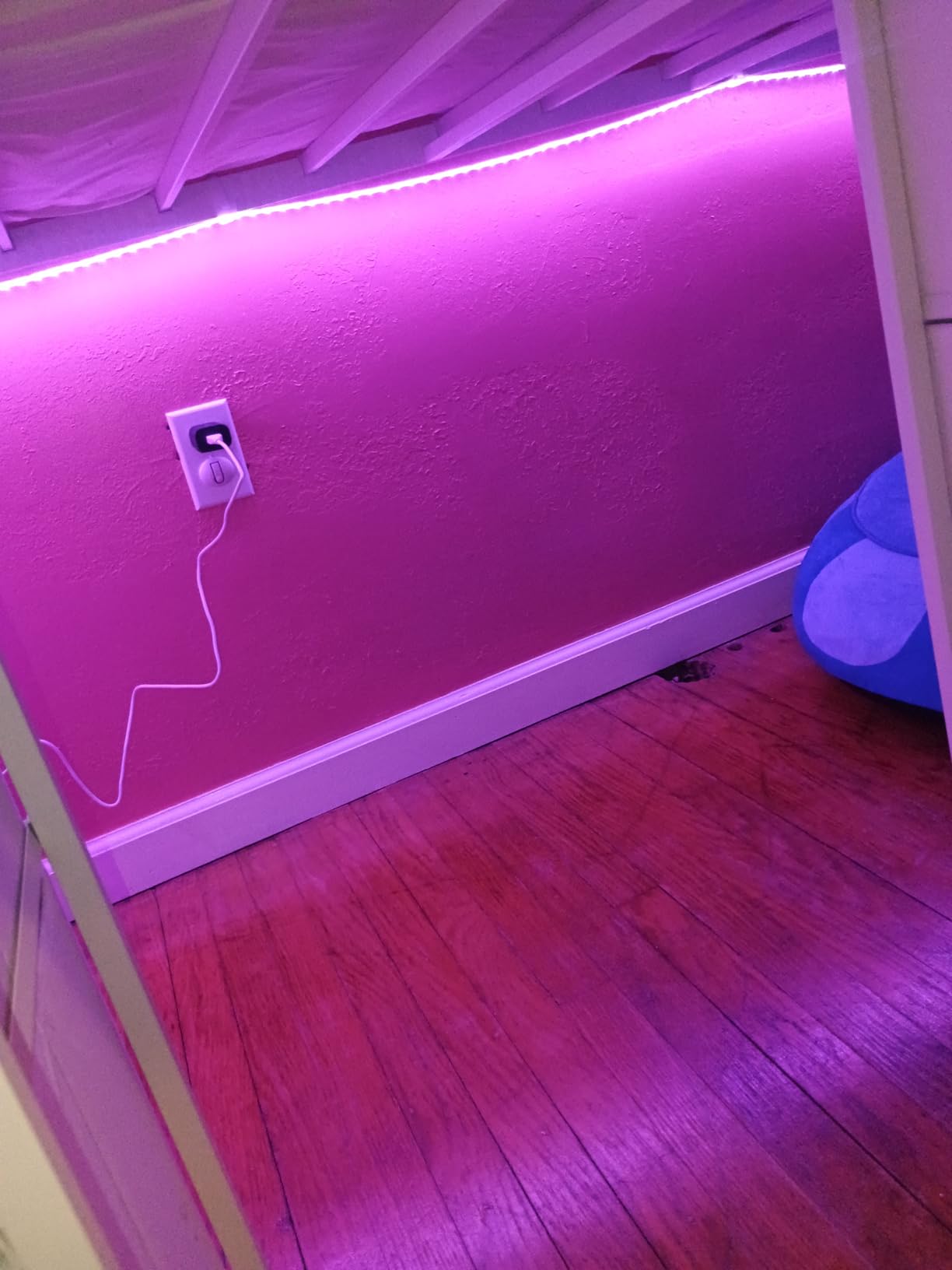 ADORNEVE Low Loft Bed Twin Size with 7 Storage Drawers, Bookcase and LED Lights, Metal Kids Loft Bed with 14