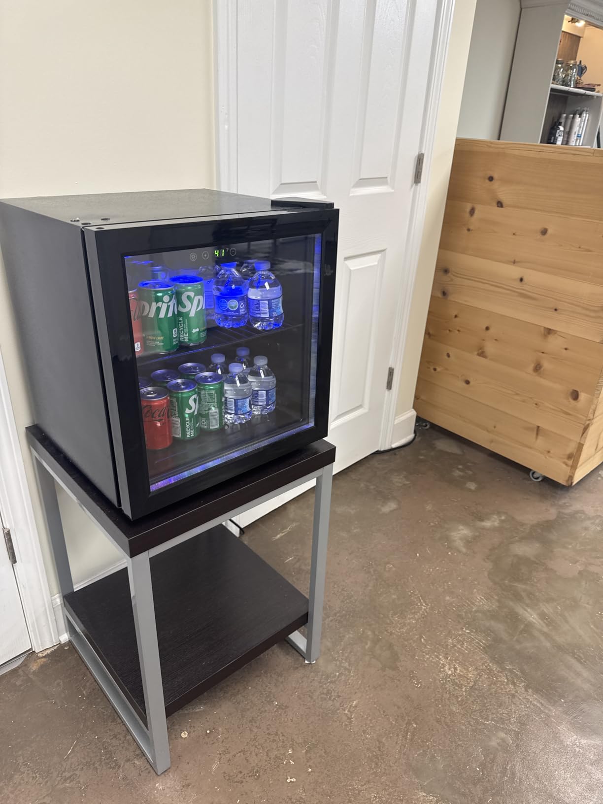 Antarctic Star Outdoor Beverage Refrigerator 24 Inch Wide,Stainless Steel Mini Fridge 180 Can for Undercounter Built-in or Freestanding, Wine Cooler for Home and Patio,Fast Cooling, Low Noise, 32-50°F customer photo 1