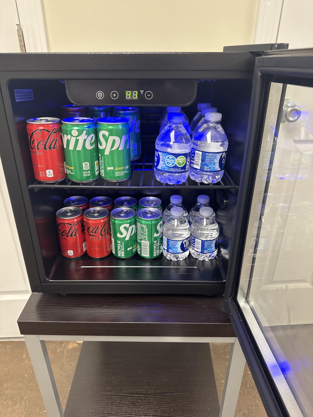 Antarctic Star Outdoor Beverage Refrigerator 24 Inch Wide,Stainless Steel Mini Fridge 180 Can for Undercounter Built-in or Freestanding, Wine Cooler for Home and Patio,Fast Cooling, Low Noise, 32-50°F customer photo 2