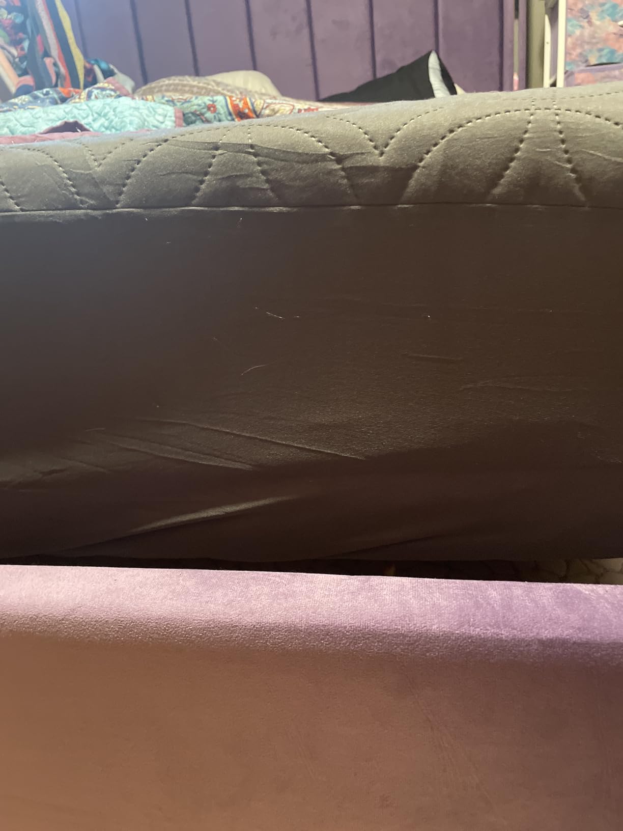 Novilla 10 Inch Twin XL Gel Memory Foam Mattress in a Box, Back Pain Relief & Body Support, Grey, CertiPUR-US Certified customer photo 2