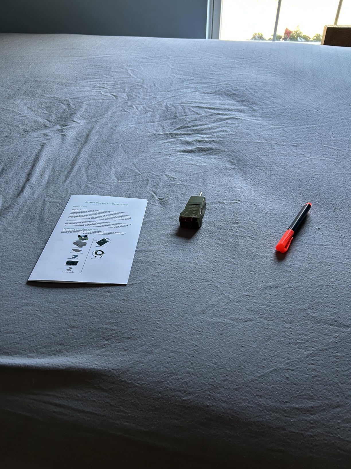 Grounding Sheets King,10% Pure Silver Fiber+90% Organic Cotton,Deep Pocket Grounding Bed Sheets.Grounded Fitted Sheets Set. customer photo 1