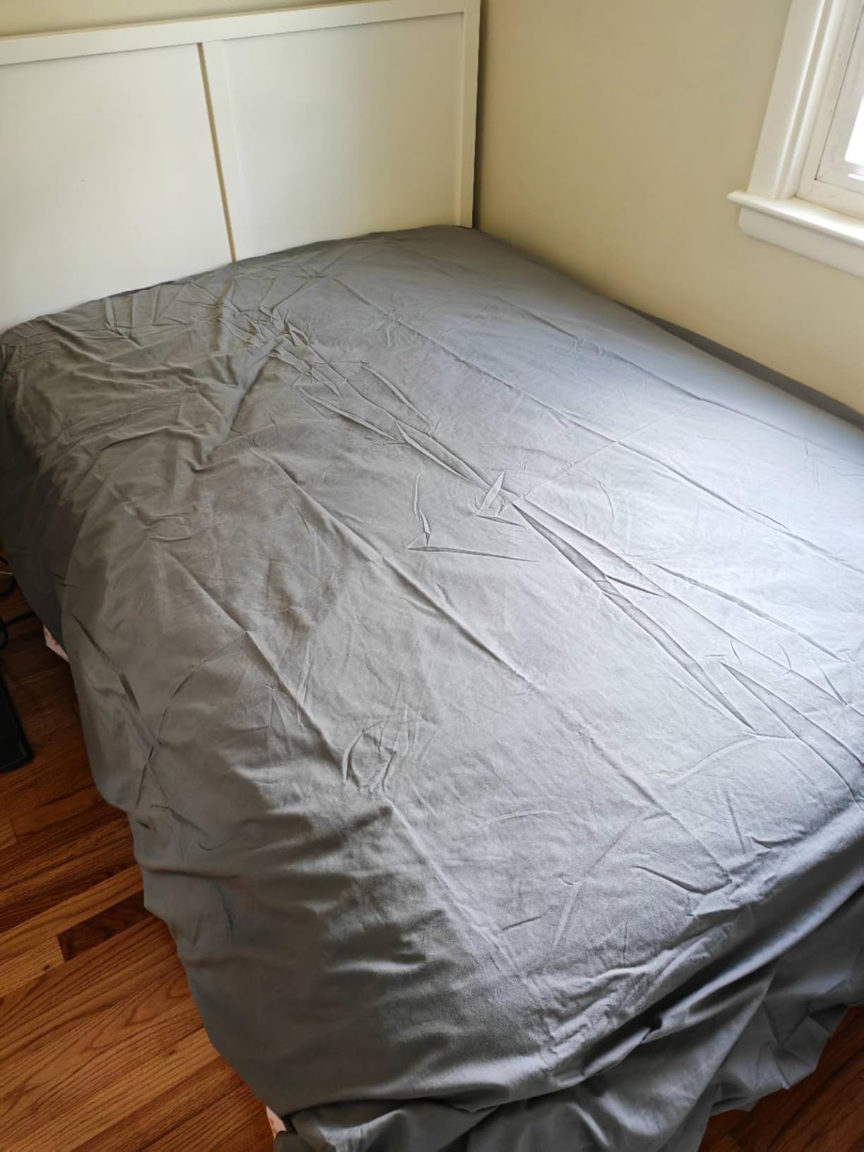 Grounding Sheets King,10% Pure Silver Fiber+90% Organic Cotton,Deep Pocket Grounding Bed Sheets.Grounded Fitted Sheets Set. customer photo 2