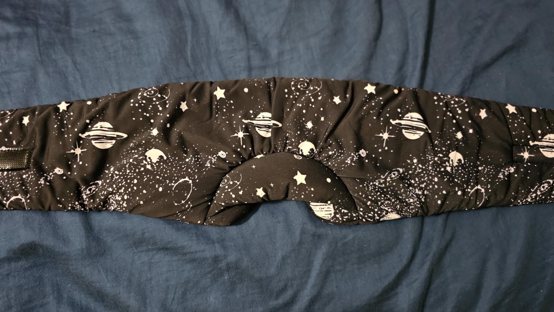 LC-dolida Bamboo Cotton Bluetooth Sleep Mask, 2 in 1 3D Soft Sleep Mask with Sleep Headphones, Sleep Eye Mask with Timming Setting, Blackout Sleeping Mask for Side Sleepers, Women Men, Black customer photo 1