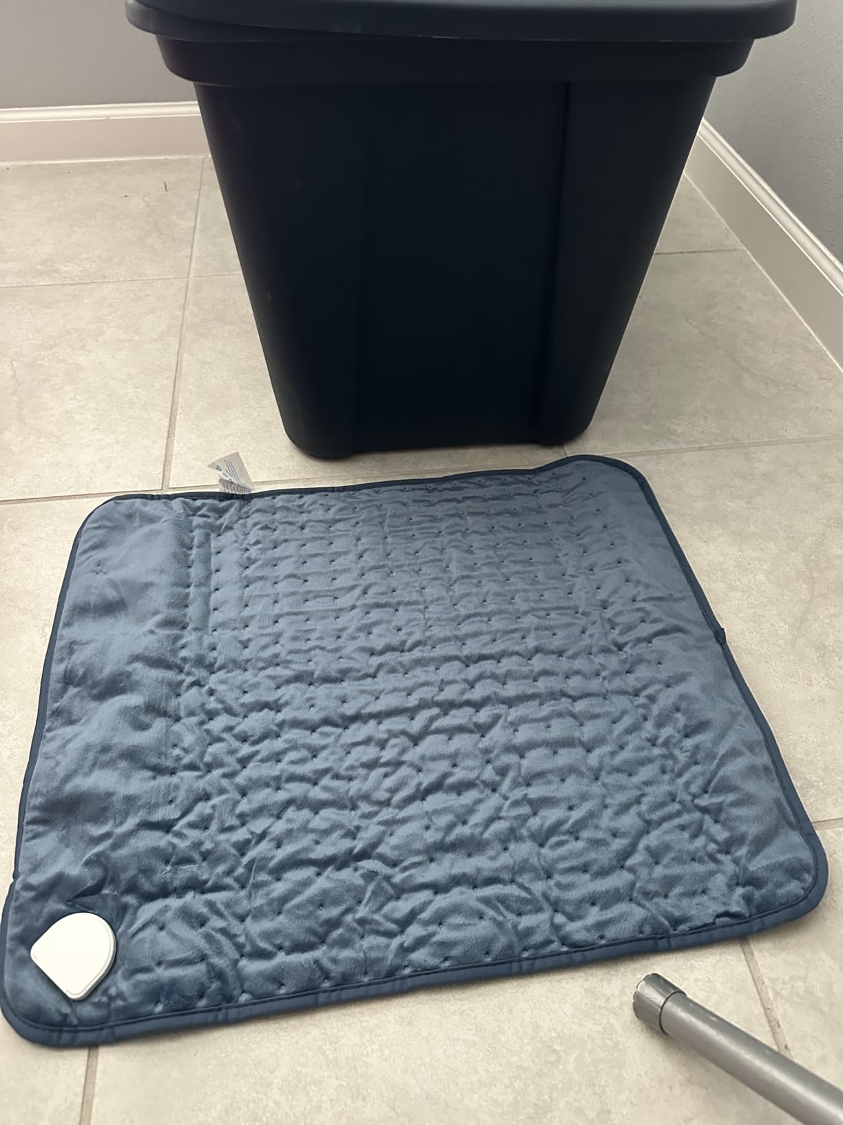 Heating Pad for Period Cramps, Heating Pad for Back/Neck/Shoulder Muscle Pain, 6 Heating&4 Timer Setting, Auto Shut Off, Dry/Moist Heat & Machine Washable, Gray Birthday Christmas Gifts for Women Mom customer photo 1