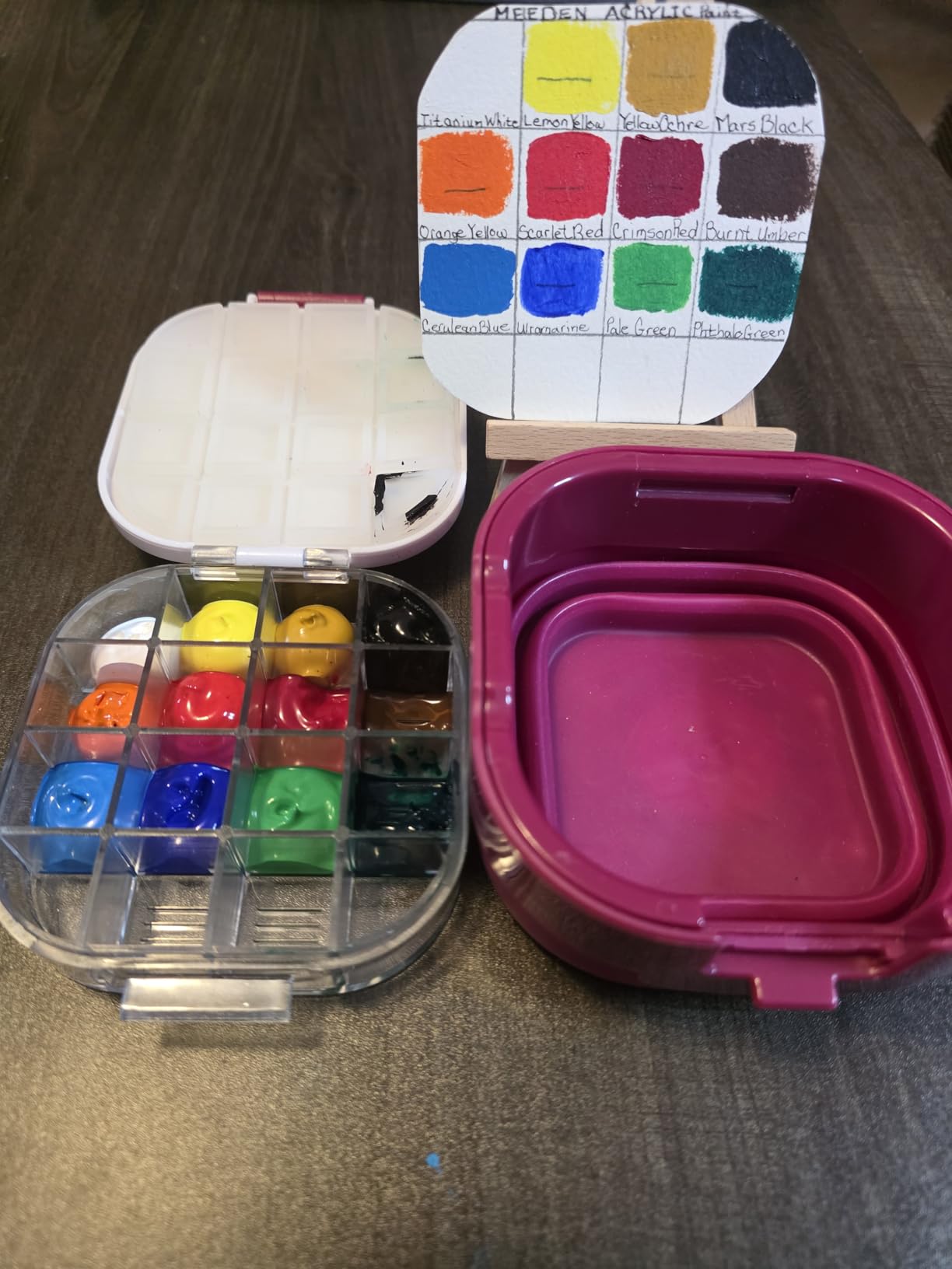 MEEDEN Beginners Acrylic Paint Set: 48 Colors 12ml/0.41 fl oz Heavy Body Starter Set customer photo 2
