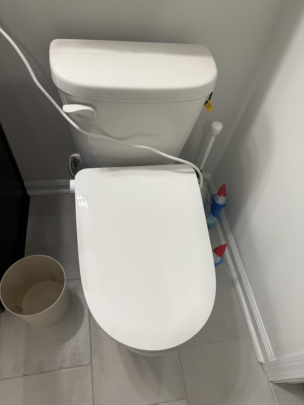 Sosh Auto Open Lid Bidet Seat, Smart Max Electric Toilet Seat with Instant Warm Water, Dryer, Front and Rear Wash, Remote Control, Self-Cleaning Nozzle, Eco Mode customer photo 1