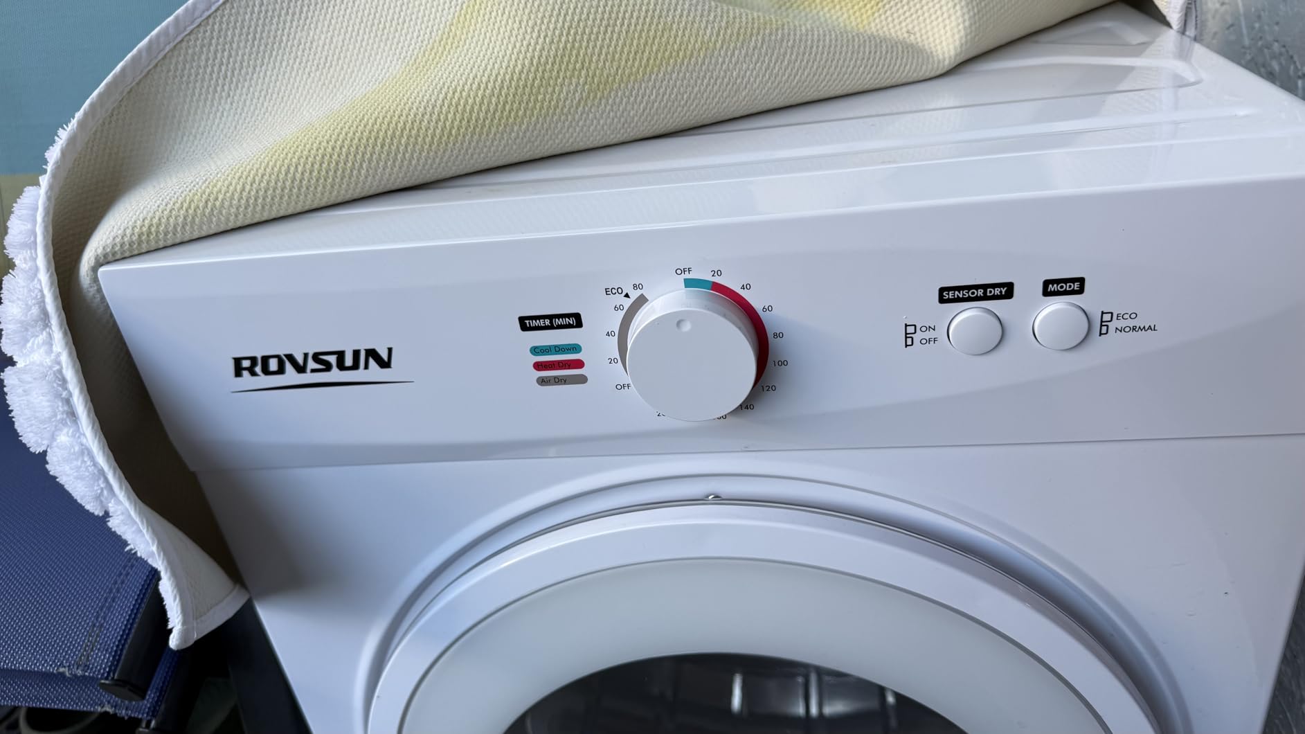 ROVSUN 30LBS Full Automatic Washing Machine and 3.5CuFt Portable Clothes Dryer Set, Electric Laundry Washer and Dryer Combo Set with Stainless Steel Inner Tub, for Apartment, Dorms, Home customer photo 1