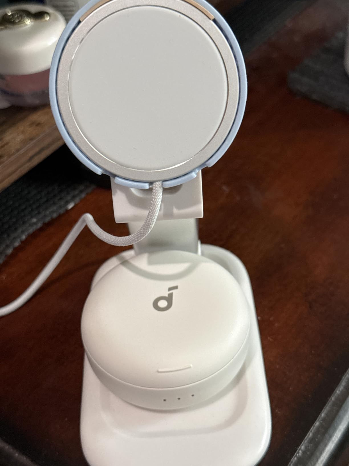 Sleep A30 by Anker Sleep Earbuds, Smart Active Noise Cancelling Sleep Headphones, Adaptive Snore-Masking System, Ultra-Comfort for Side Sleepers, 45H Playtime customer photo 1