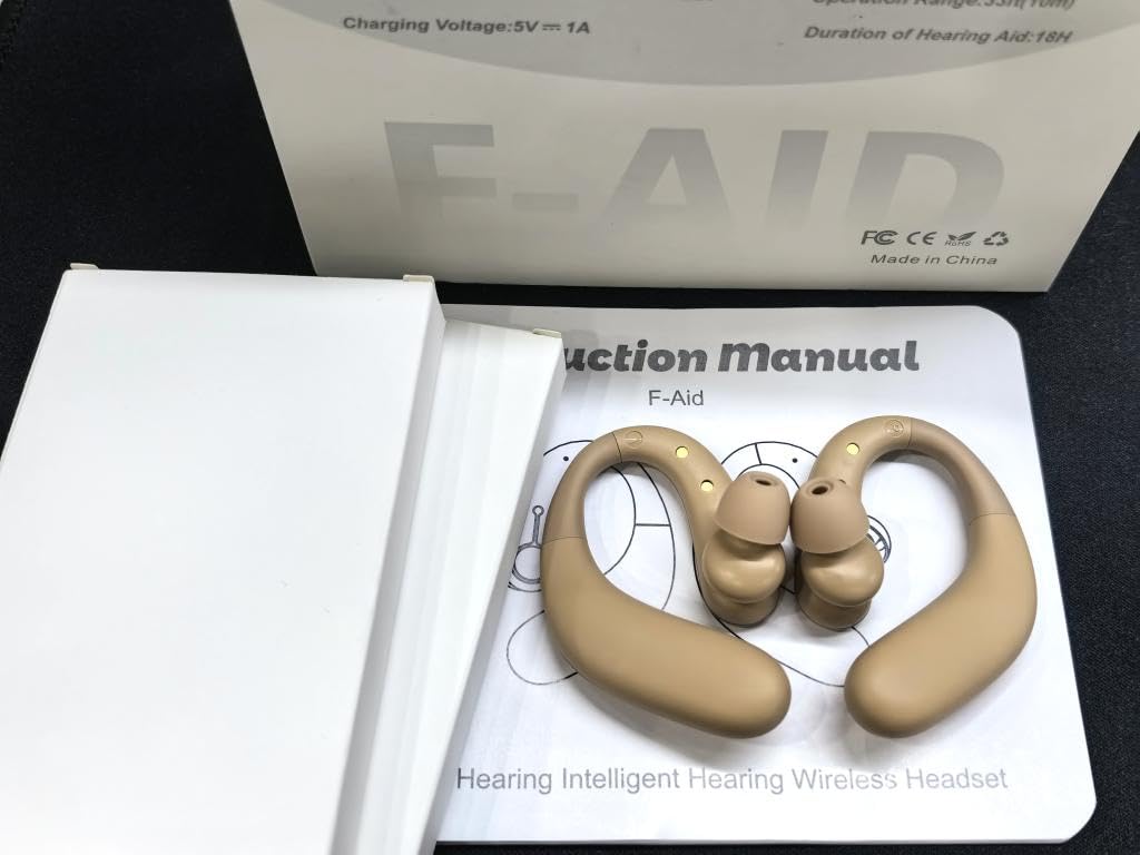 Hearing Aids, Hearing Aids for Seniors with Automatic Noise Cancelling for the Hearing Loss, Rechargeable Bluetooth Hearing Amplifiers with APP Volume Control, Premium Comfort Design and Wear customer photo 2