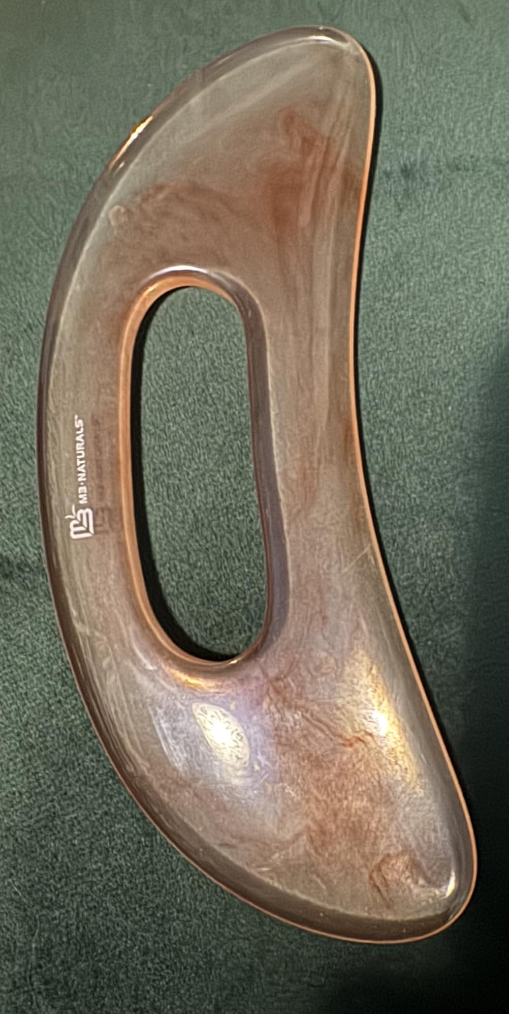 Lymphatic Drainage Massager with Cooling Steel Rollers for Body Sculpting, Cellulite & Sore Muscles, Grip-Friendly with Ergonomic Design for Arms, Thighs, Glutes and Stomach by M3 - Orange customer photo 2